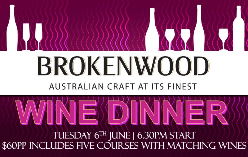 BROKENWOOD WINE DINNER - TV IMAGE-01 BROKENWOOD WINE DINNER - TV IMAGE-01