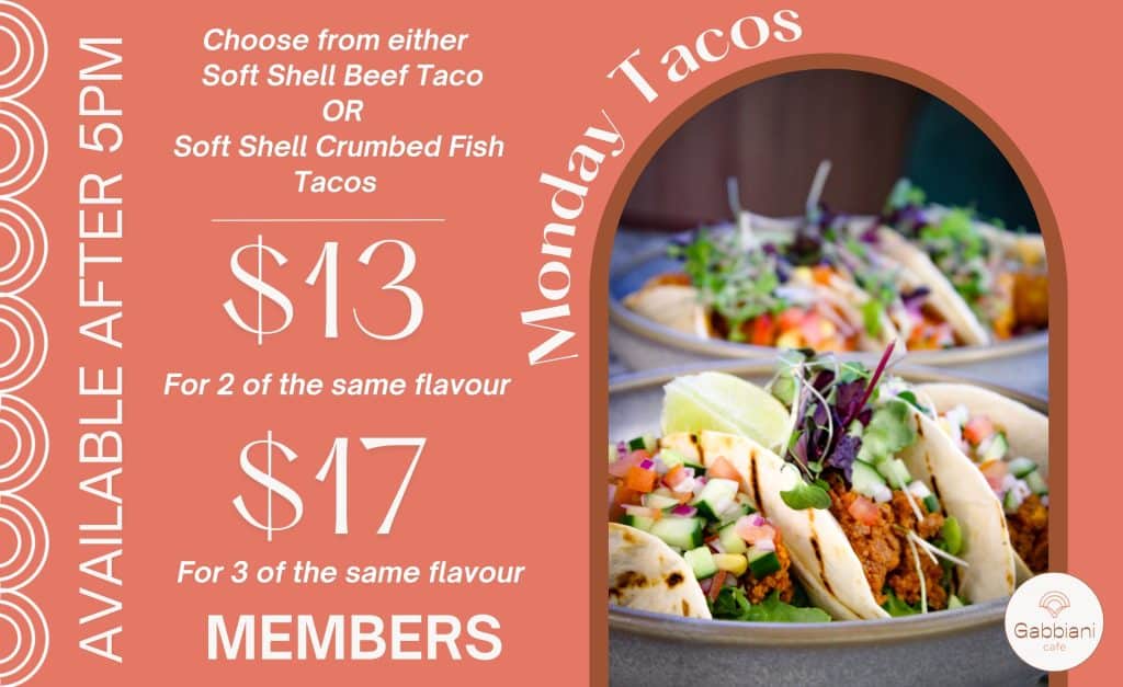 Nightly Gabbiani Specials Taco Nightlife